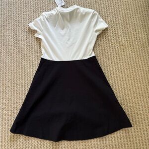 Theory Two-Tone Navy  and White Dress